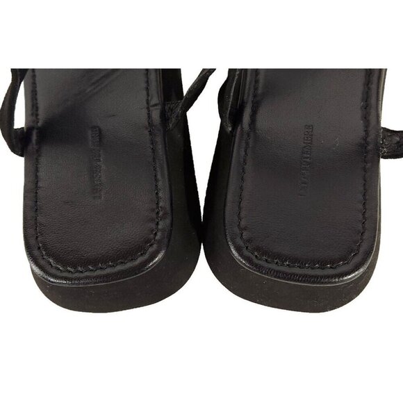 LE17SEPTEMBRE Toe Ring Sandals Size 40 10 Women's Black $270 - Picture 6 of 11